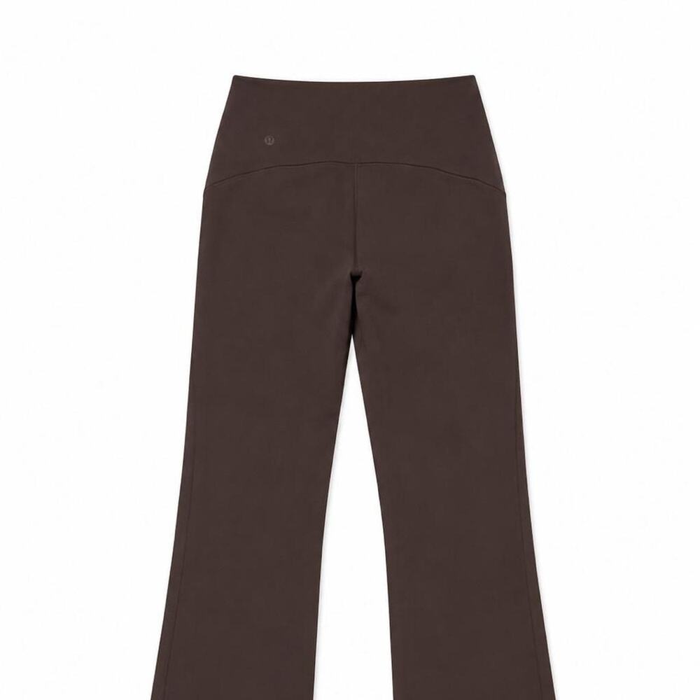 Lululemon Espresso Brown Groove Flared Yoga Pants Size 6 32" - Picture 5 of 6